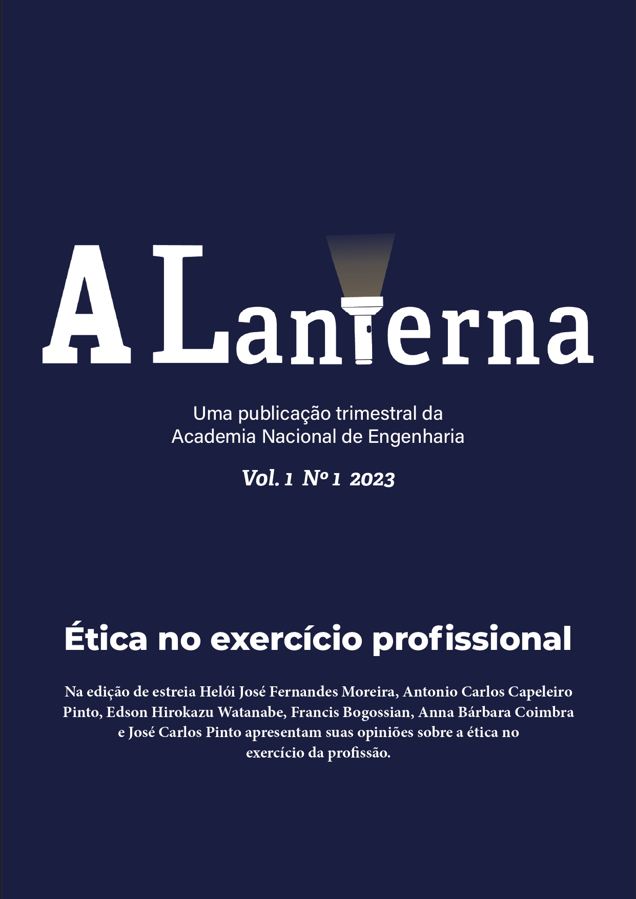 Capa da revista A Lanterna Volume 01, nº 01.