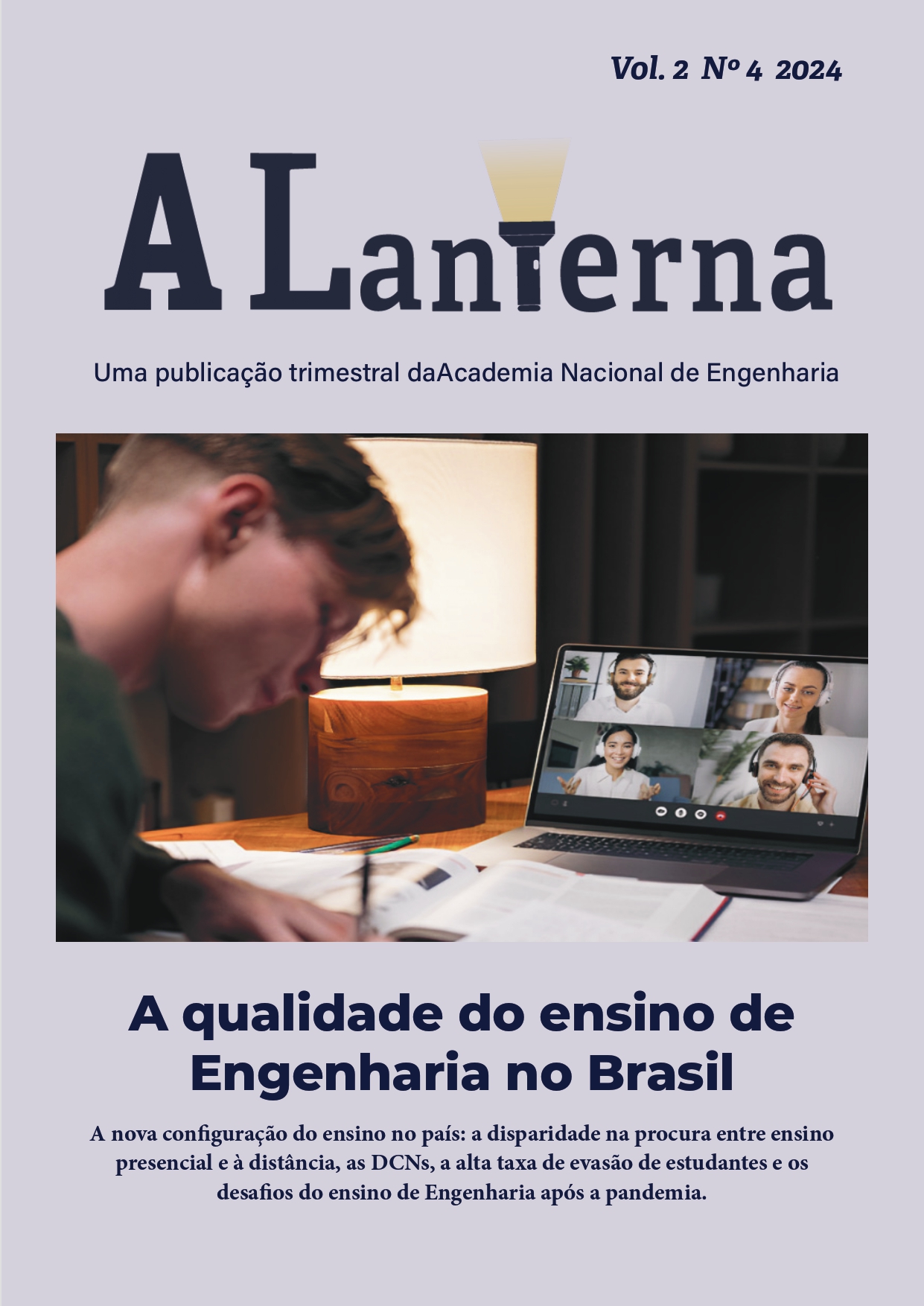 Capa da revista A Lanterna Volume 02, nº 04.
