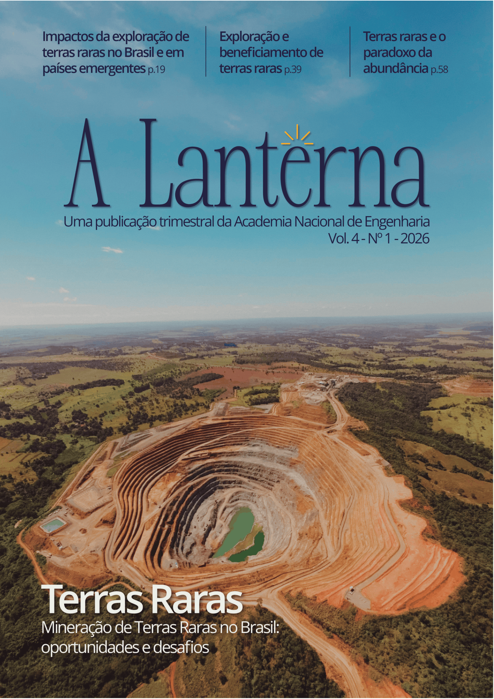 Capa da revista A Lanterna Volume 04, nº 01.